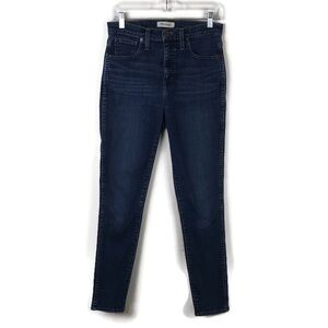 Madewell 10" High-Rise Skinny Jeans in Hayes Wash